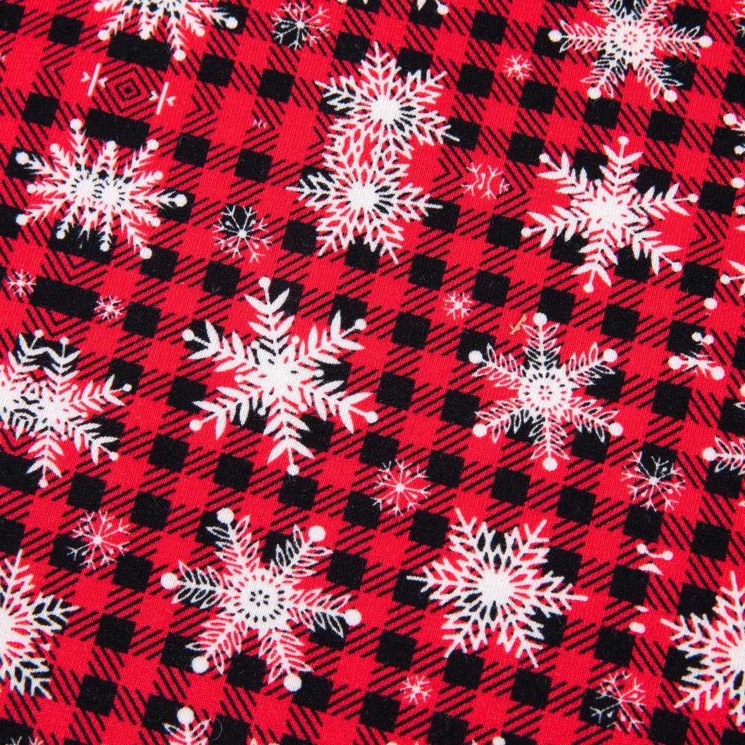 Tartan Snowflake Stylish Kid Top