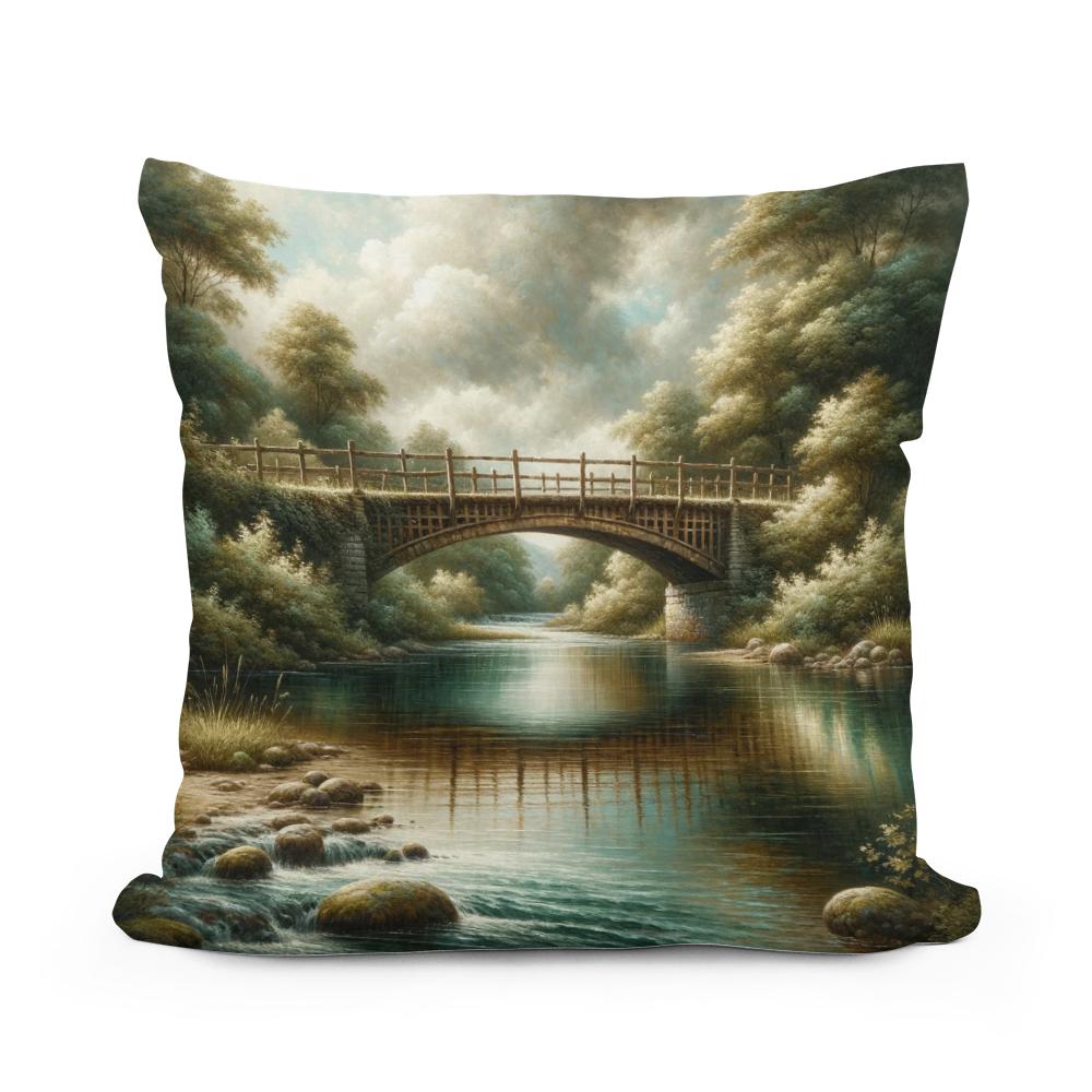 Nostalgic Echoes Cotton Cushion