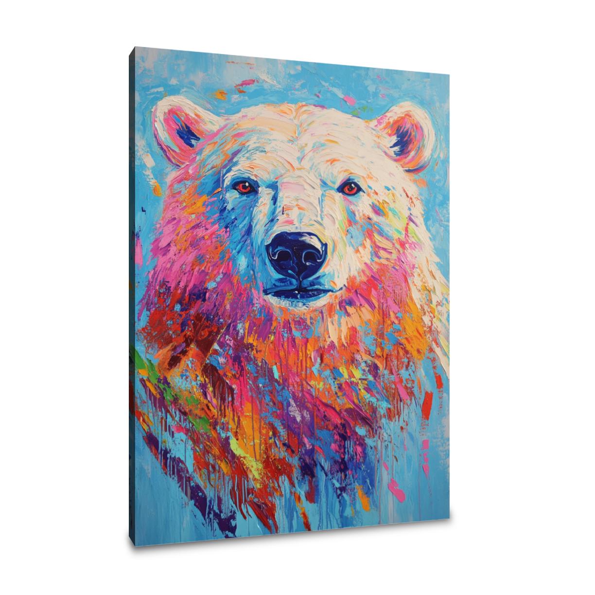 Polar Bear Symphony Canvas