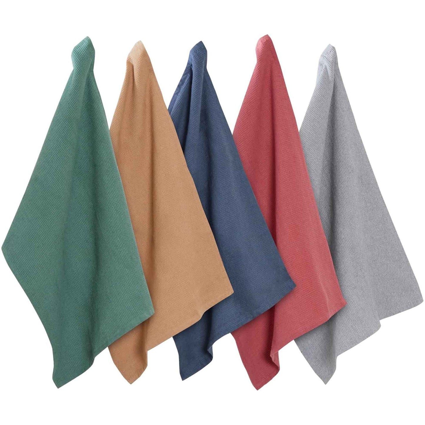 20 Pack Tea Towel Waffle Kitchen Tea Towels Cotton Absorbent Long Lasting Catering Bar Dish Towel Assorted by OLIVIA ROCCO