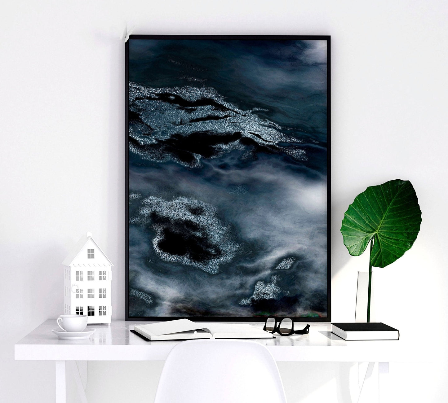 Teal Coloured Wall Art | set of 3 framed wall art prints