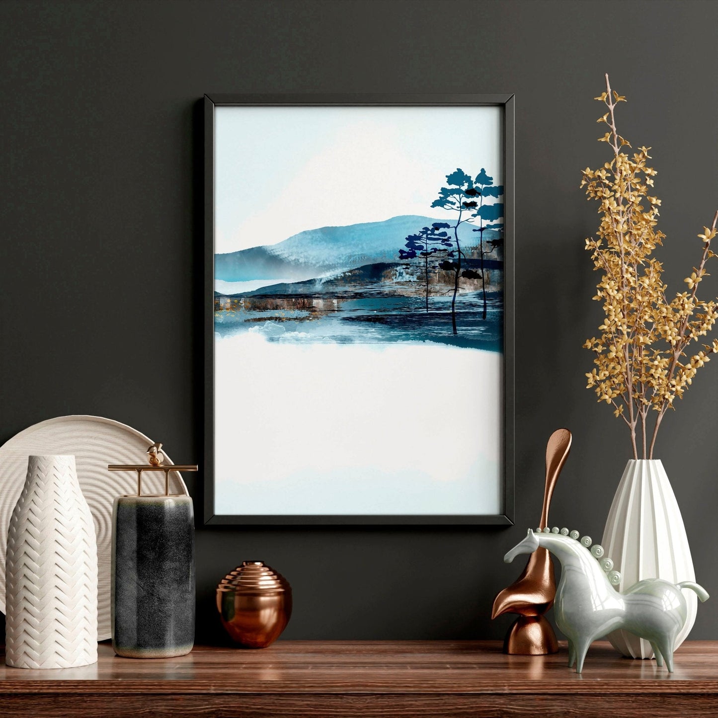 Wall art in sets of 3 for living room decor