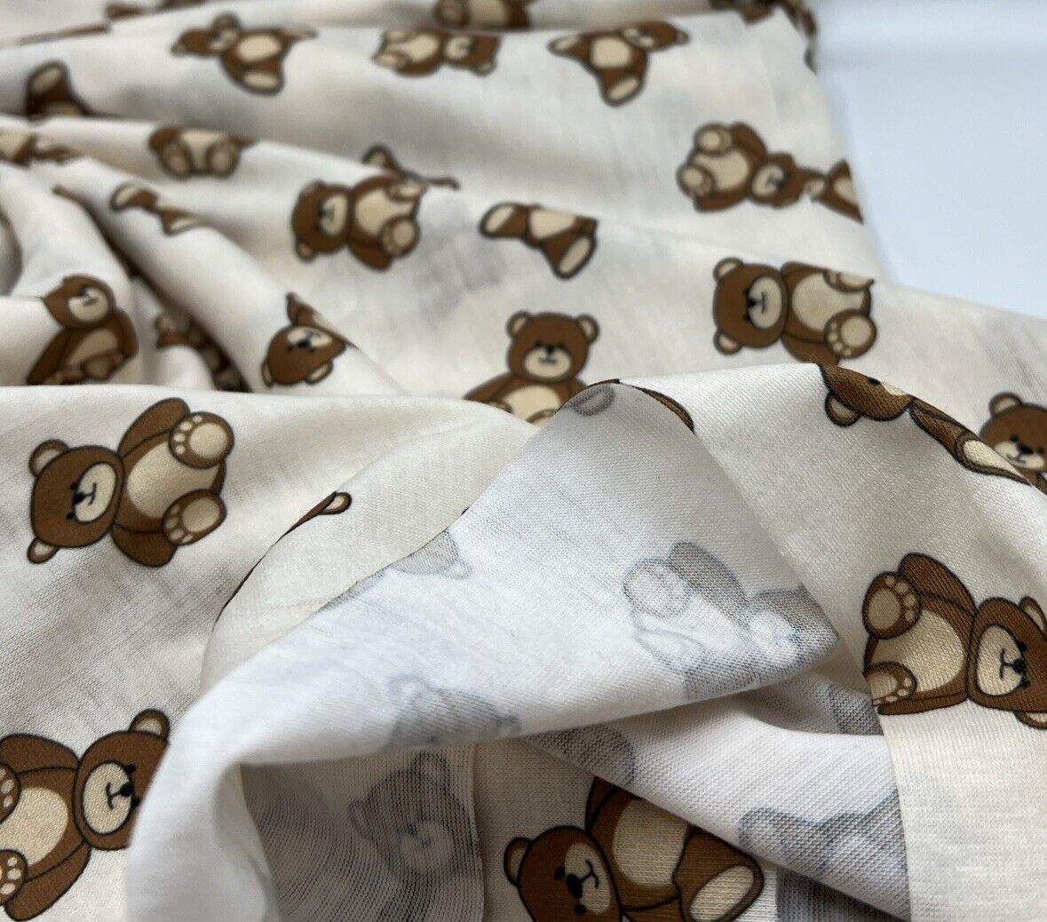 Teddy Bear Super Soft Spun Poly Stretch Fabric
