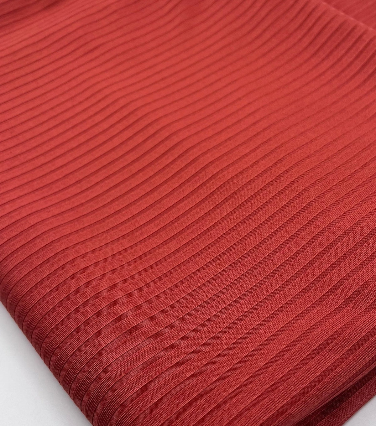 Terracotta 8x4 Wide Rib Stretch Fabric