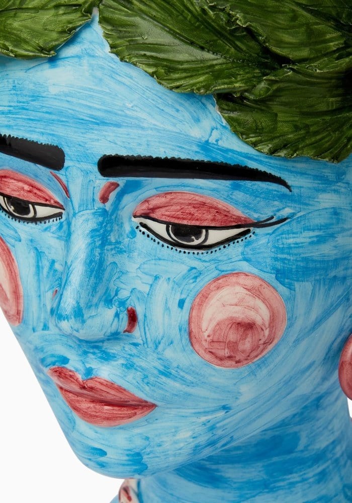 Testa Di Moro Head - Turquoise Times (Not the White Lotus Kind) Bust Statue