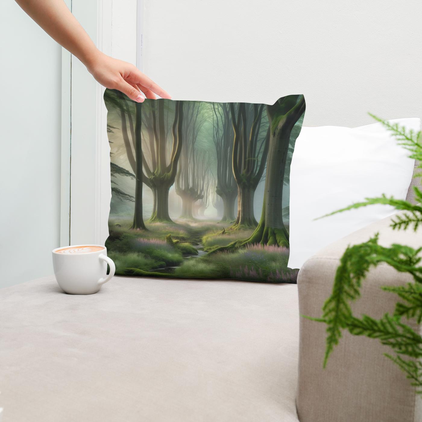 Whispering Nature Cotton Cushion