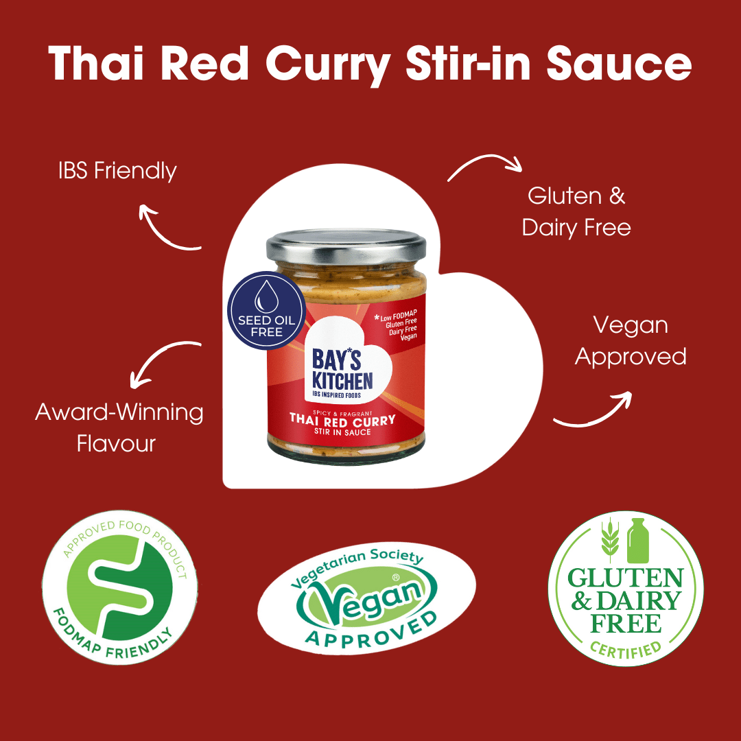 Thai Red Curry Stir-in Sauce 260g – Low FODMAP, Gluten Free & Vegan