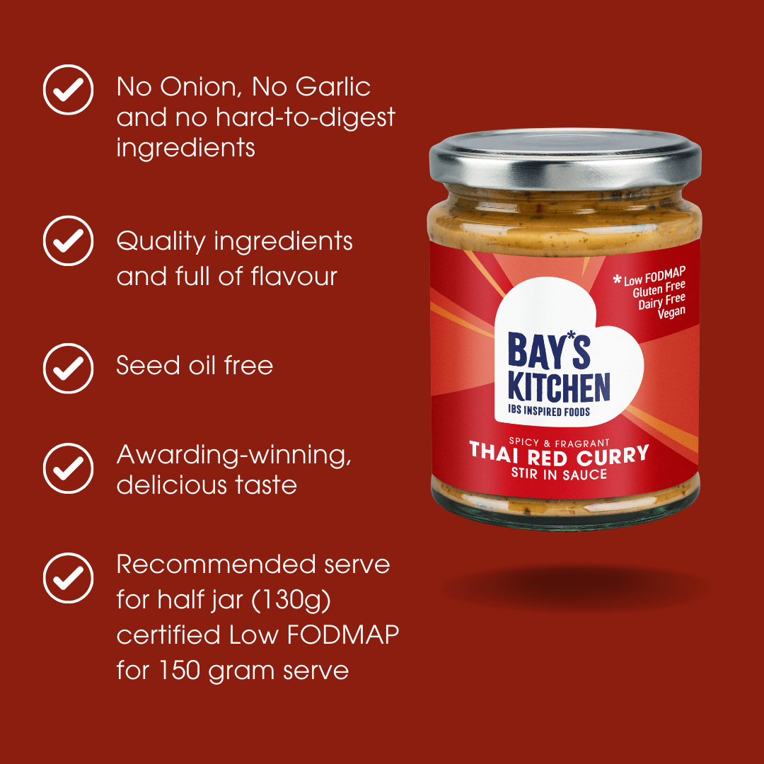 Thai Red Curry Stir-in Sauce 260g – Low FODMAP, Gluten Free & Vegan