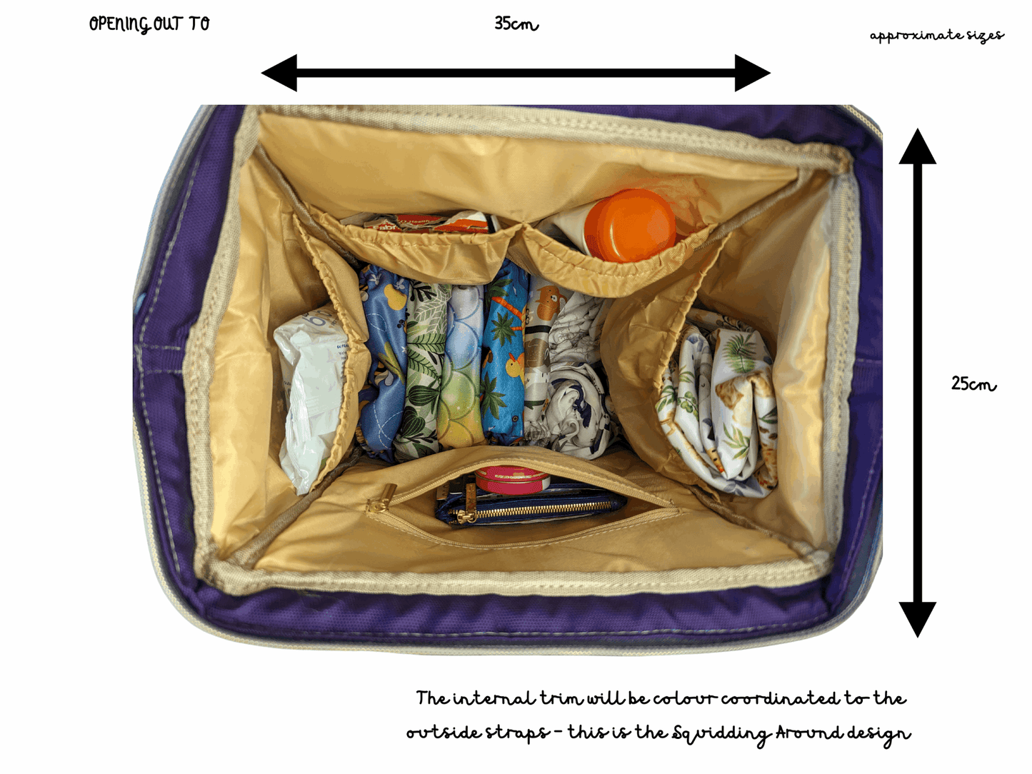 🧙‍♂️ The Sorting Bag – Magical Baby Changing Backpack - Nappy Bag