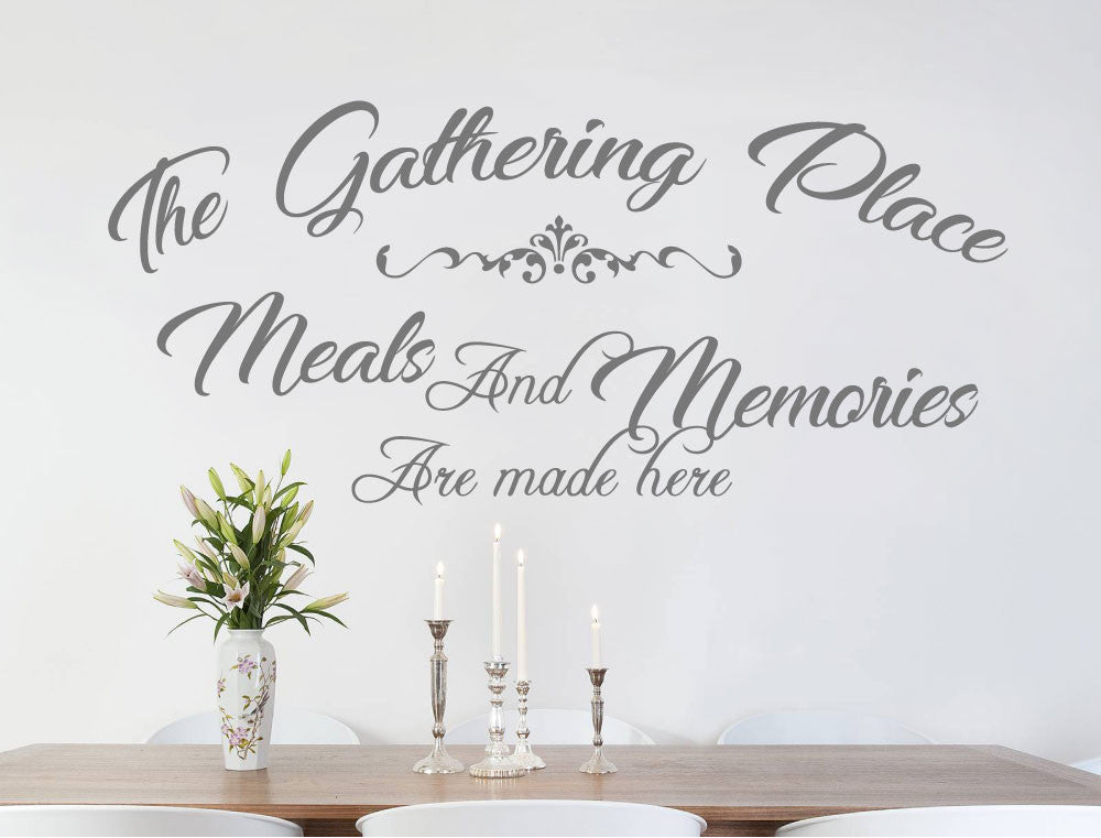 The Gathering Place Kitchen Wall Decor Saying
