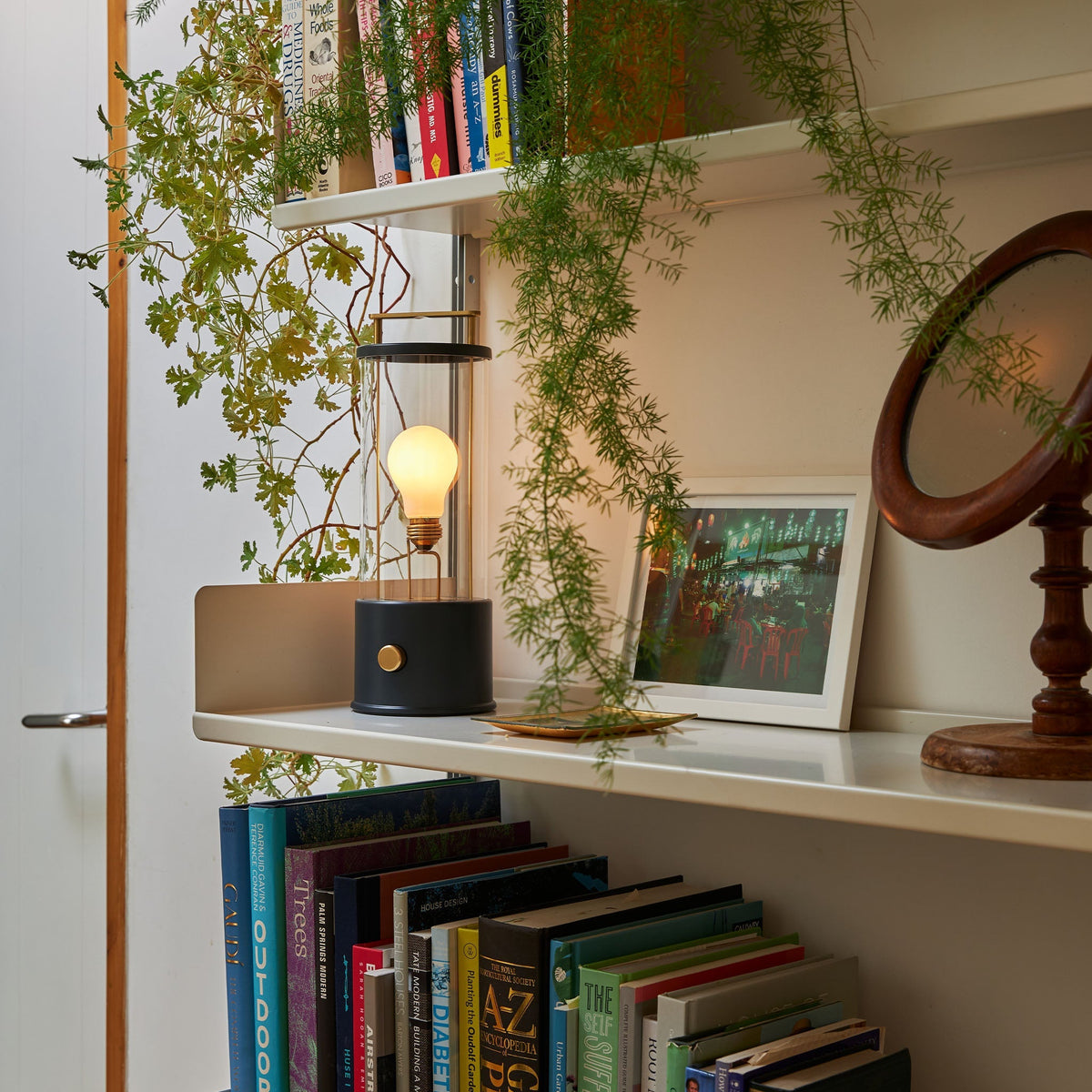 The Muse 1.0 Portable Lamp in Hackles Black Bundle
