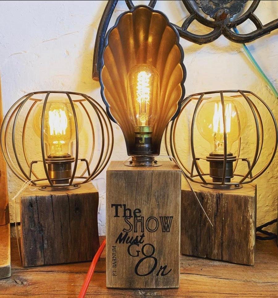 Theatre Footlight Personalised Table Lamp