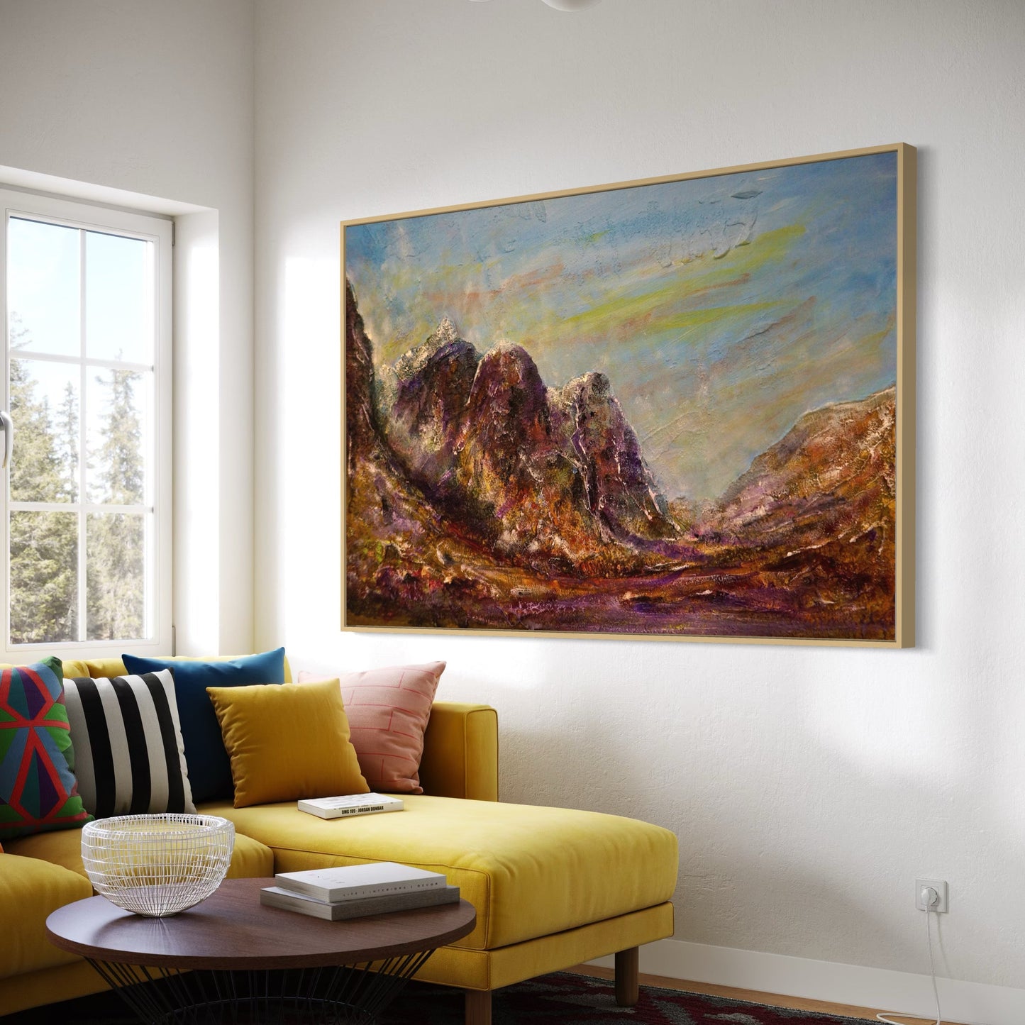 The Three Sisters of Glencoe | Statement Interior Wall Art from Scotland