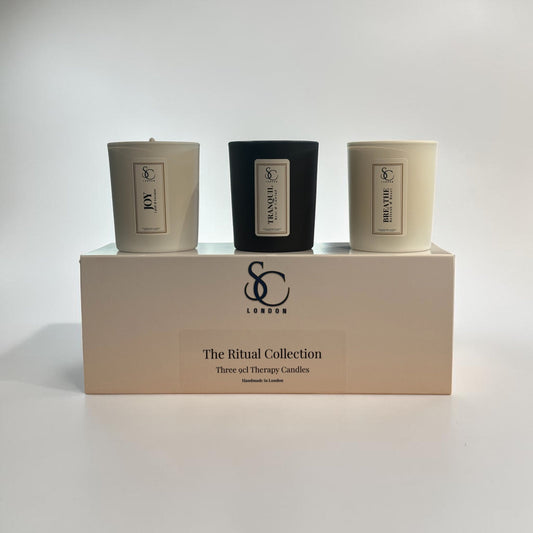 Luxury Mini Candle Gift Set – The Ritual Collection | 3 x 9cl Soy Therapy Candles