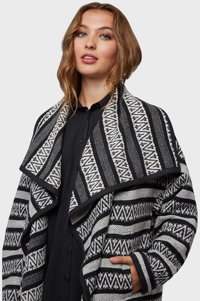 Wyomey Blanket Jacket in Monochrome