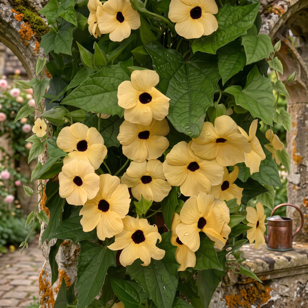 Thunbergia Amber Eyes