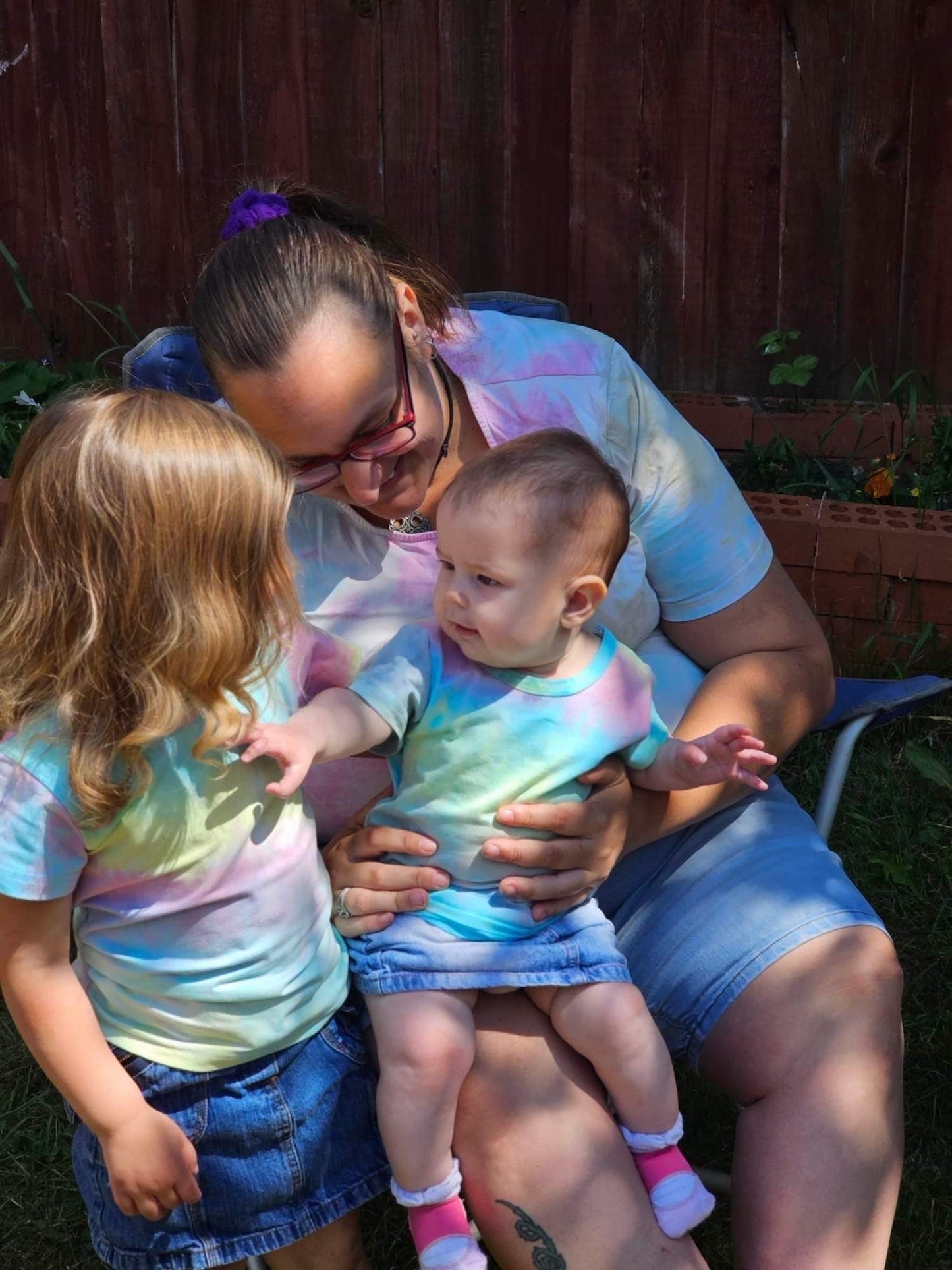 Tie Dye Breastfeeding Top