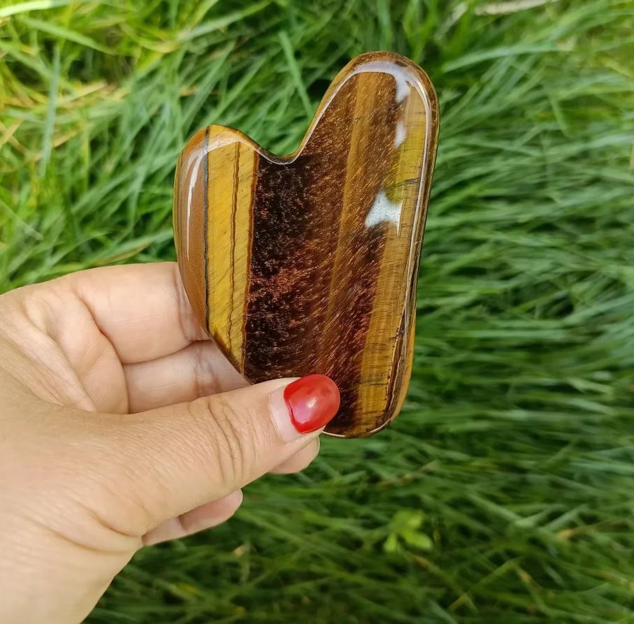Natural Tiger Eye Gua Sha