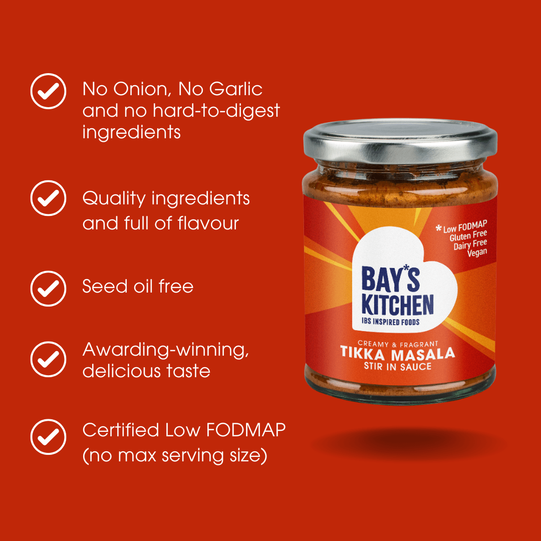 Tikka Masala Stir-in Sauce 260g – Low FODMAP, Gluten Free & Vegan