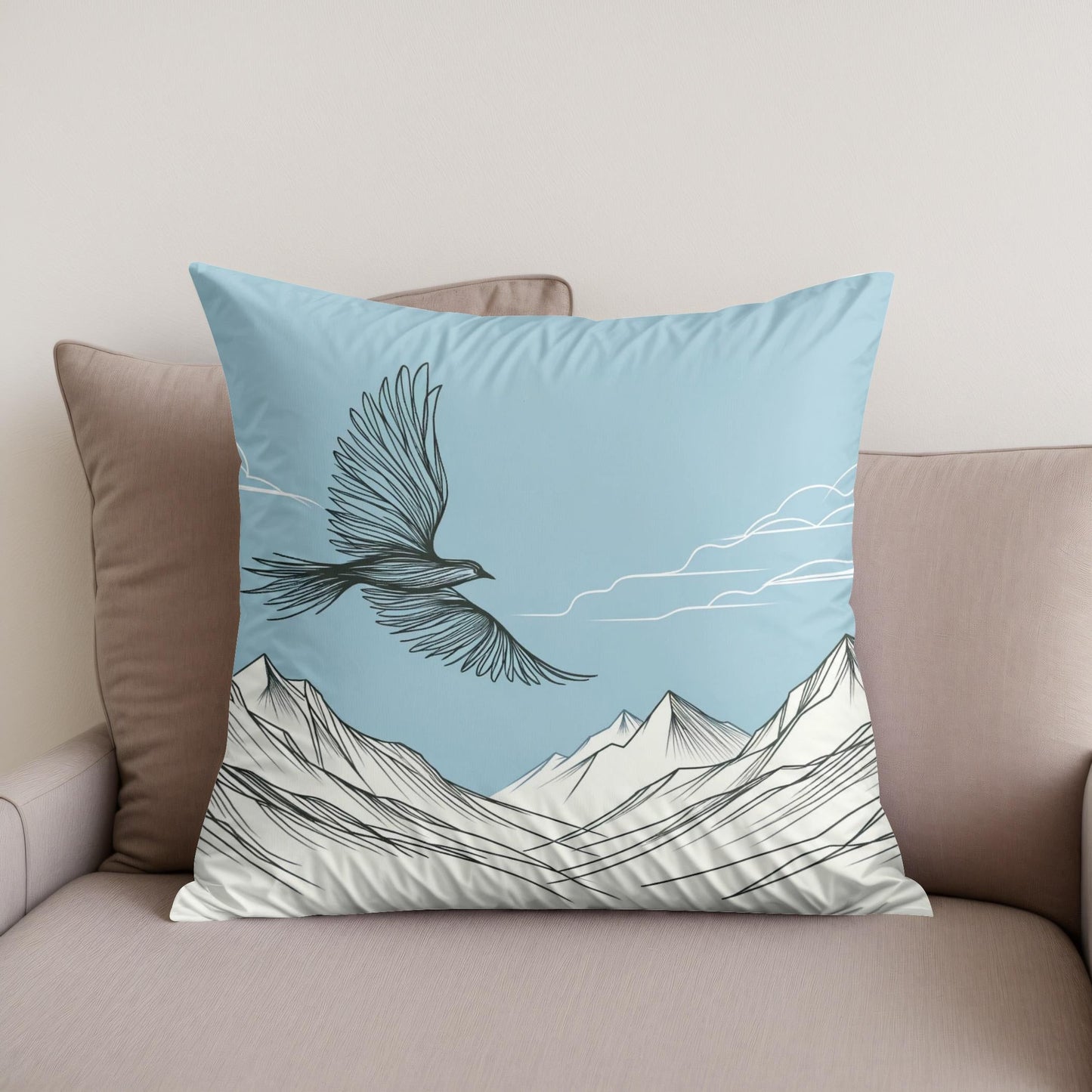 Soaring Spirit Cotton Cushion