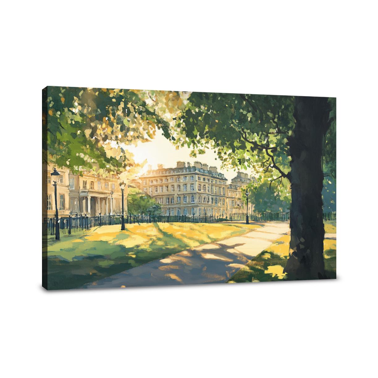 Radiant Royal Crescent Canvas