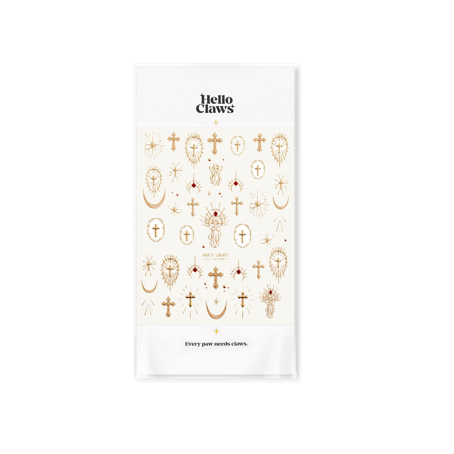 Hello Claws | Holy Light Jesus Nail Deco Sticker