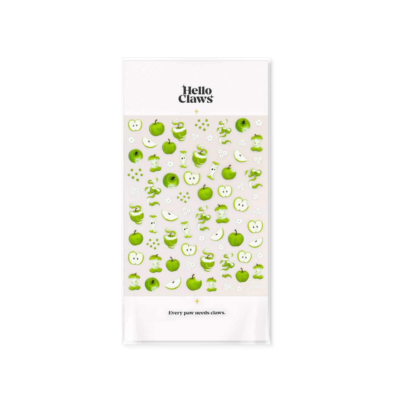 Hello Claws | Apple Jelly Nail Deco Sticker