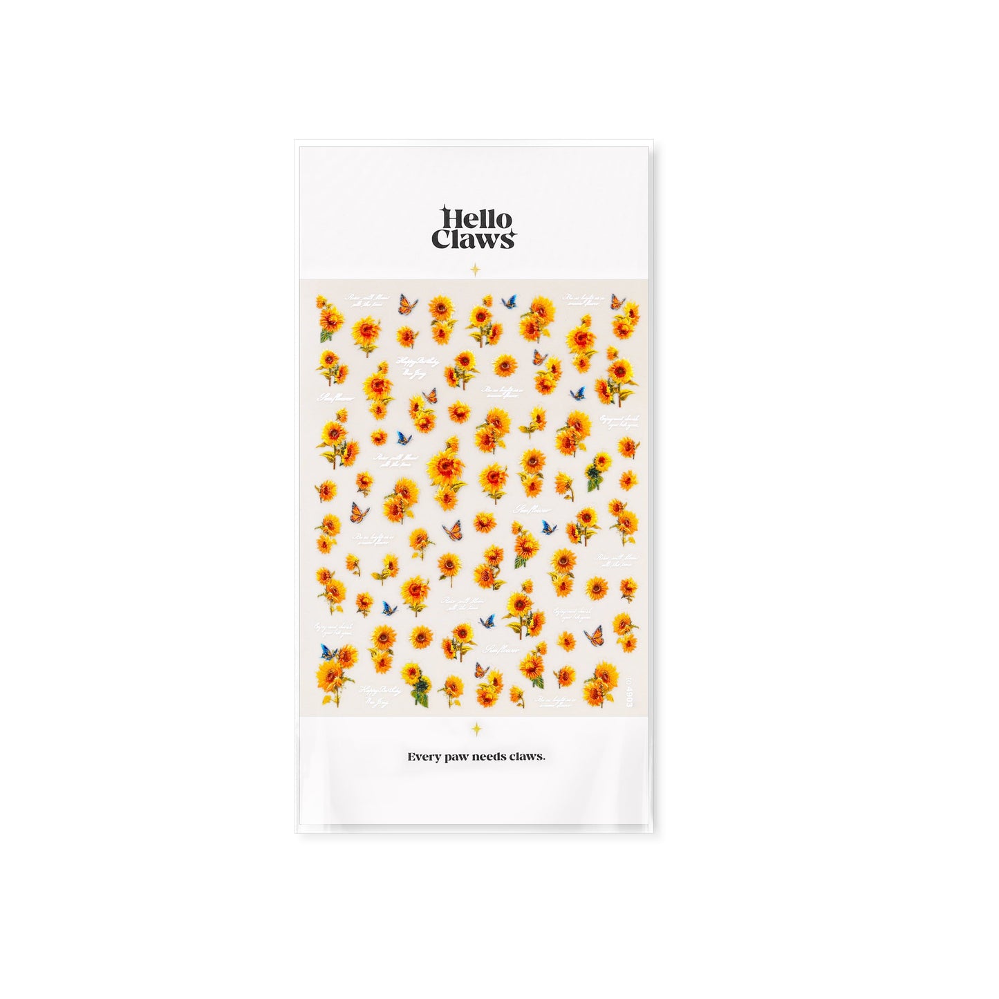 Hello Claws | Sunflower Nail Deco Sticker