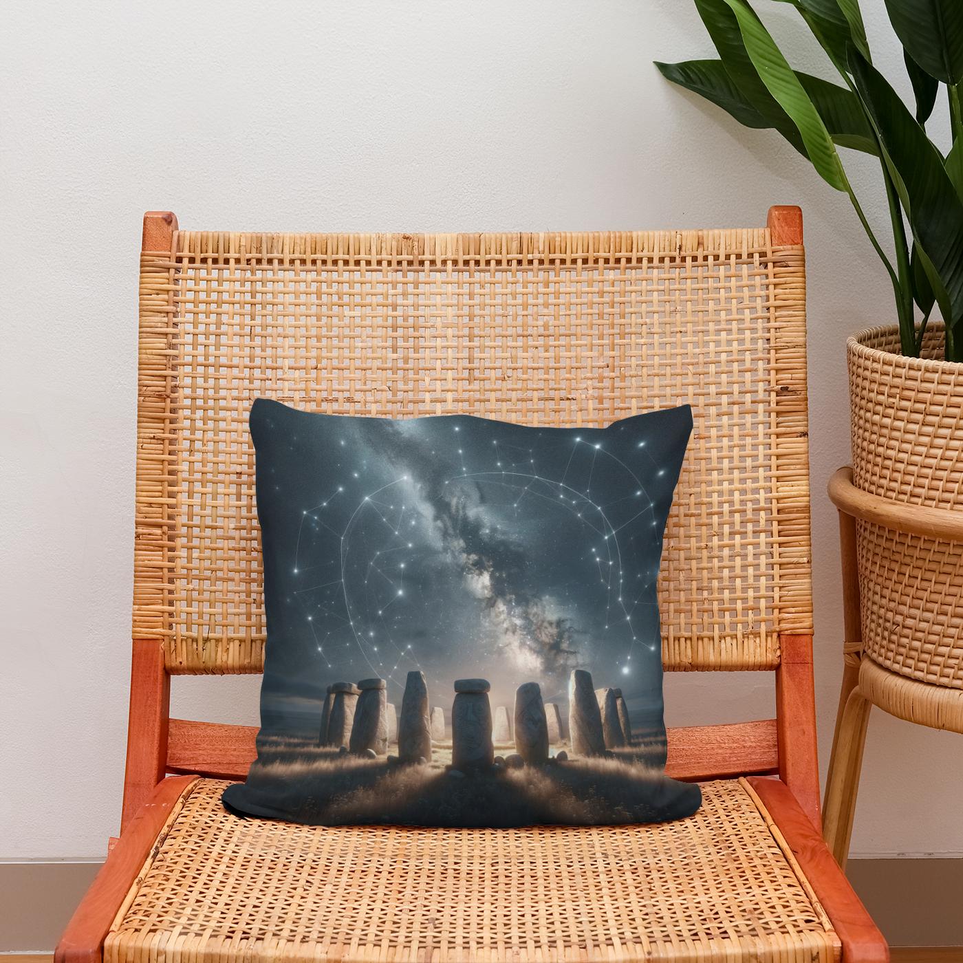 Celestial Stones Cotton Cushion