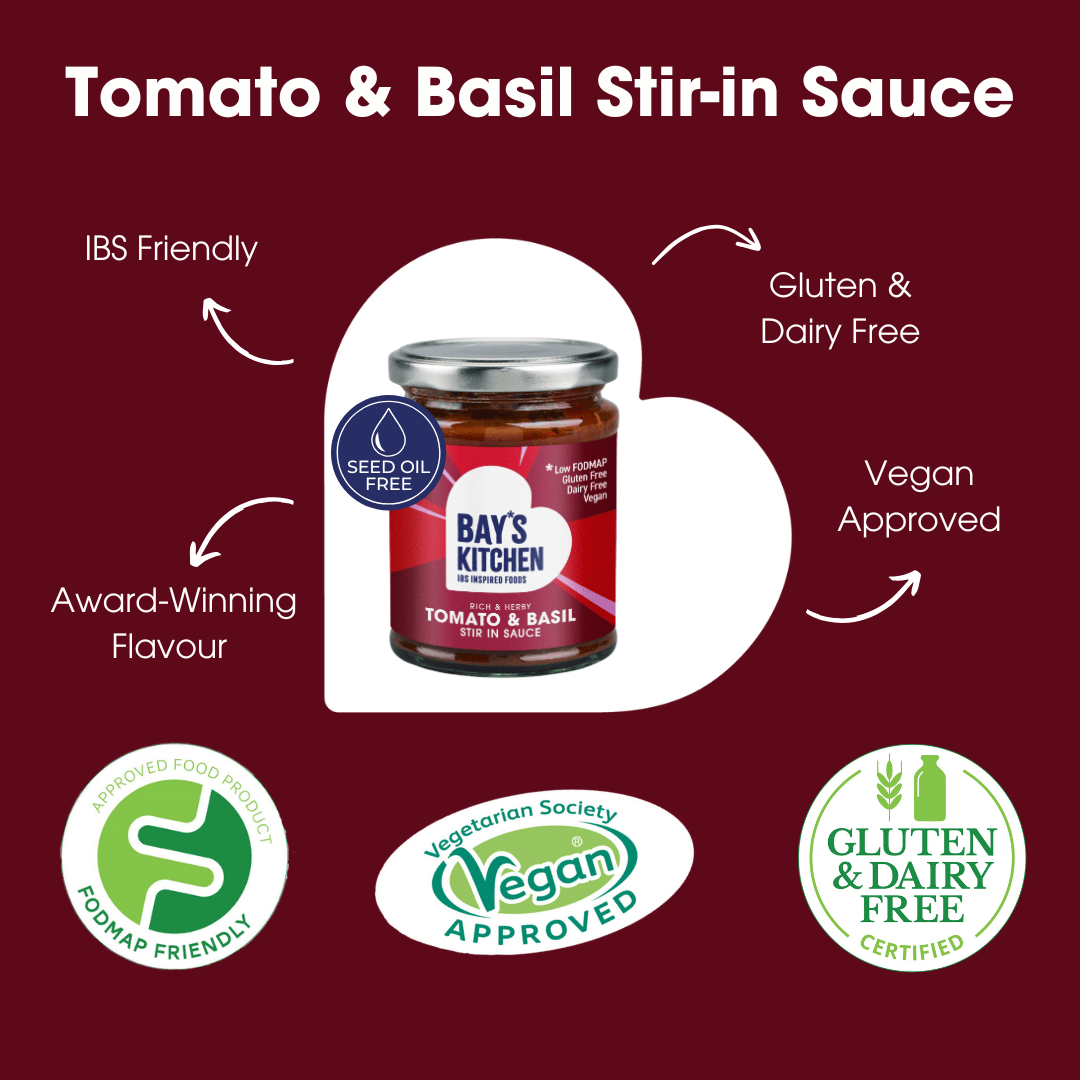 Tomato & Basil Stir-in Sauce 260g – Low FODMAP & Gluten Free