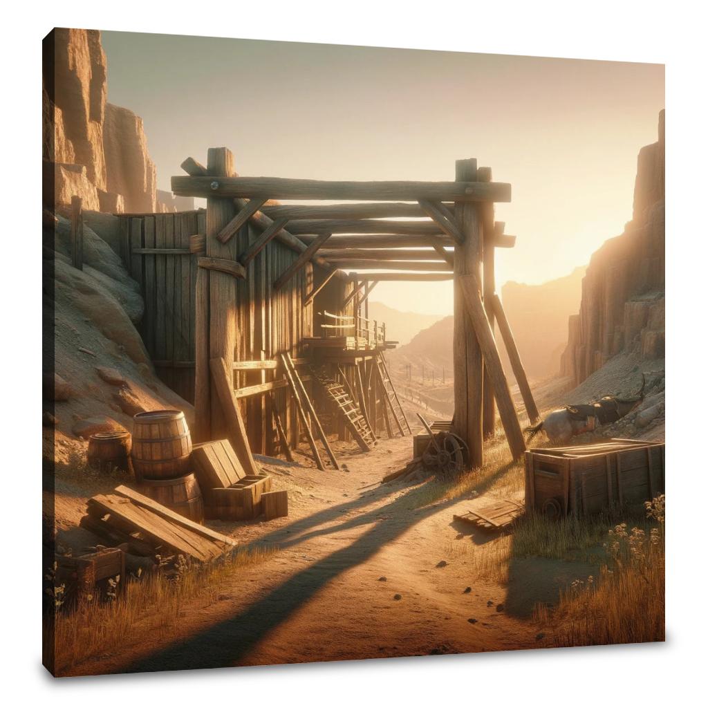 Desolate Gold Canvas