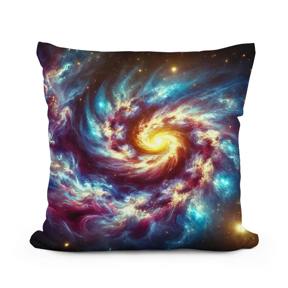 Galactic Whirl Cotton Cushion