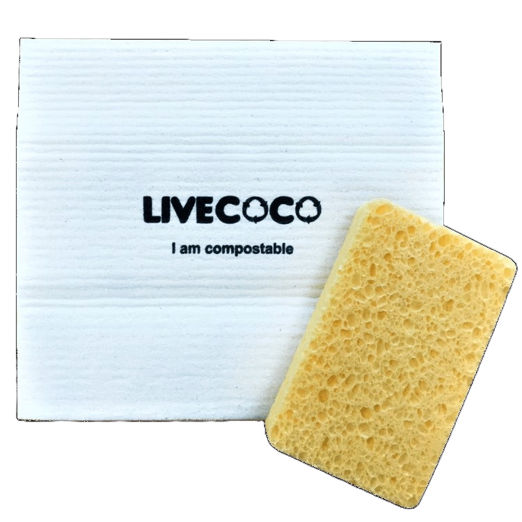 LiveCoco Cleaning Cloths & Sponges