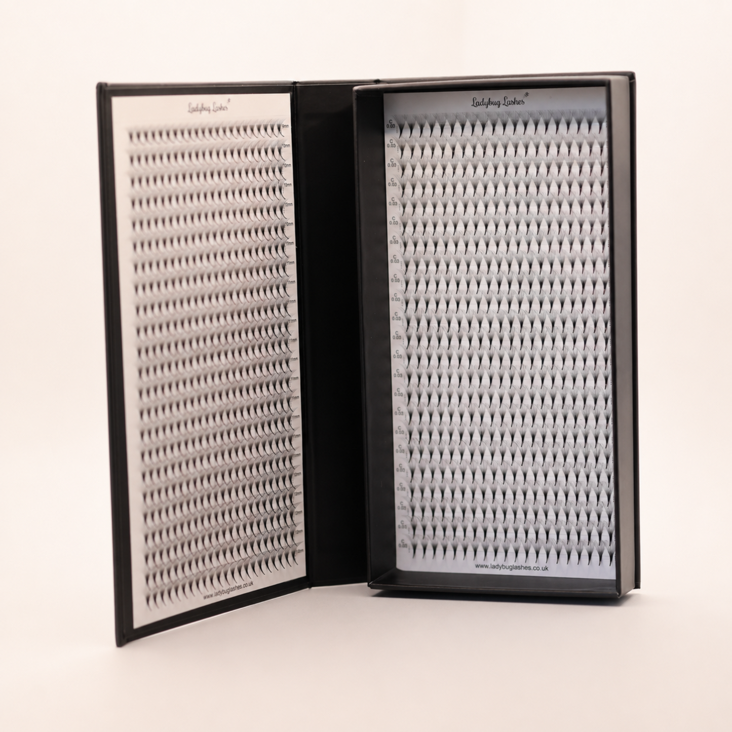Platinum Ultra Black Promade Fans Single Length 920 Fans