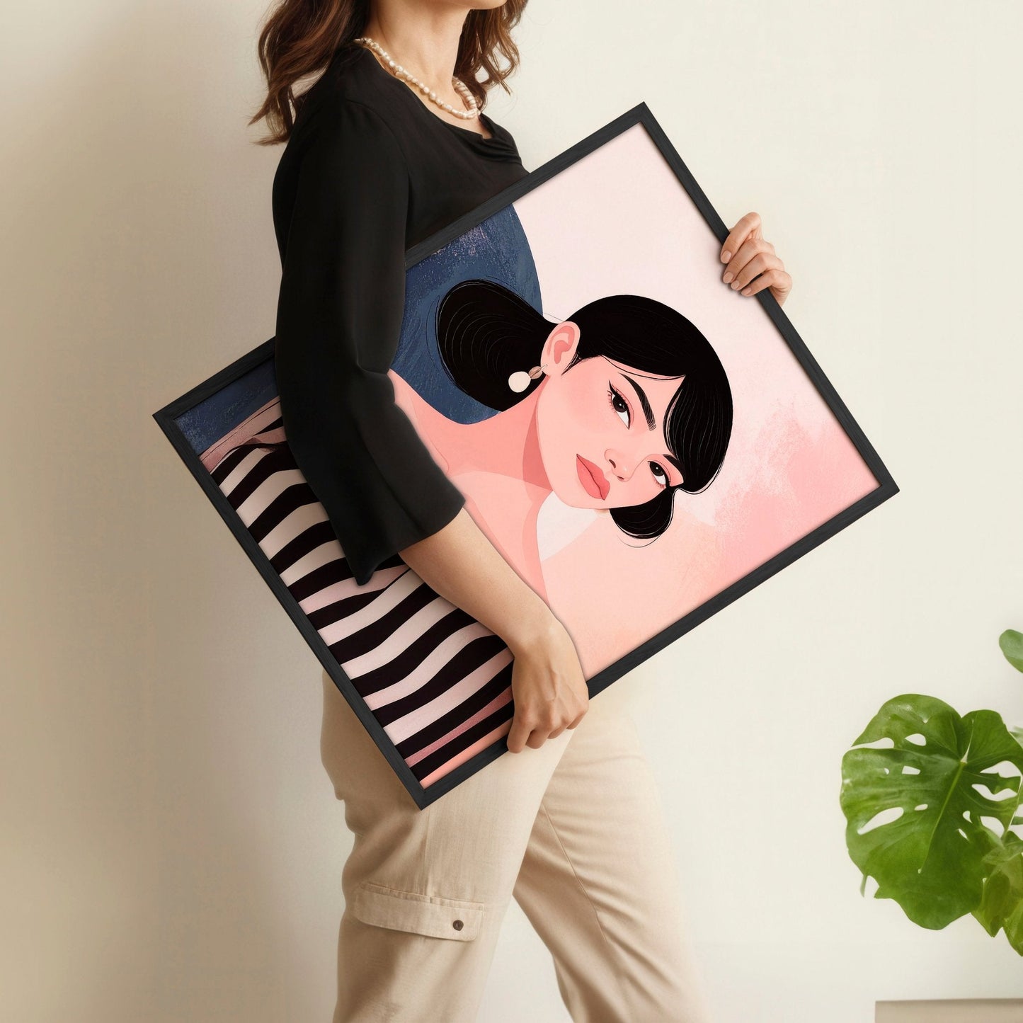 Trendy Wall Art For Bedroom | Set of 3 Bohemian Women Prints