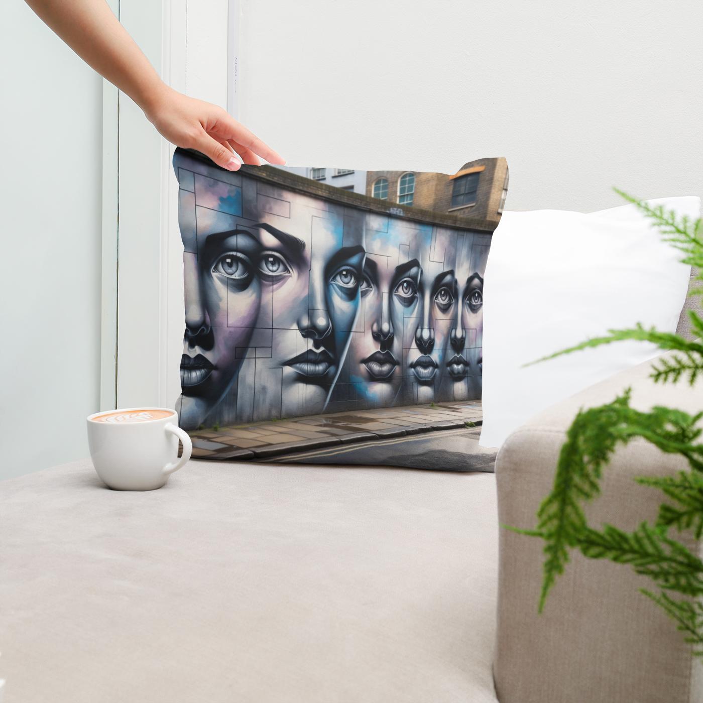 Whispering Walls Cotton Cushion