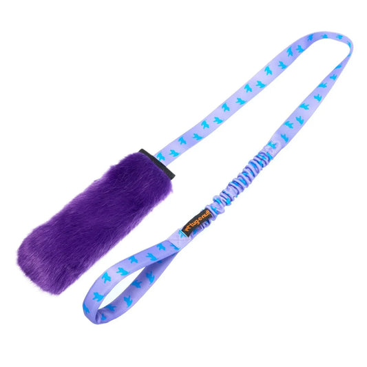Faux Fur Squeaky Bungee Chaser