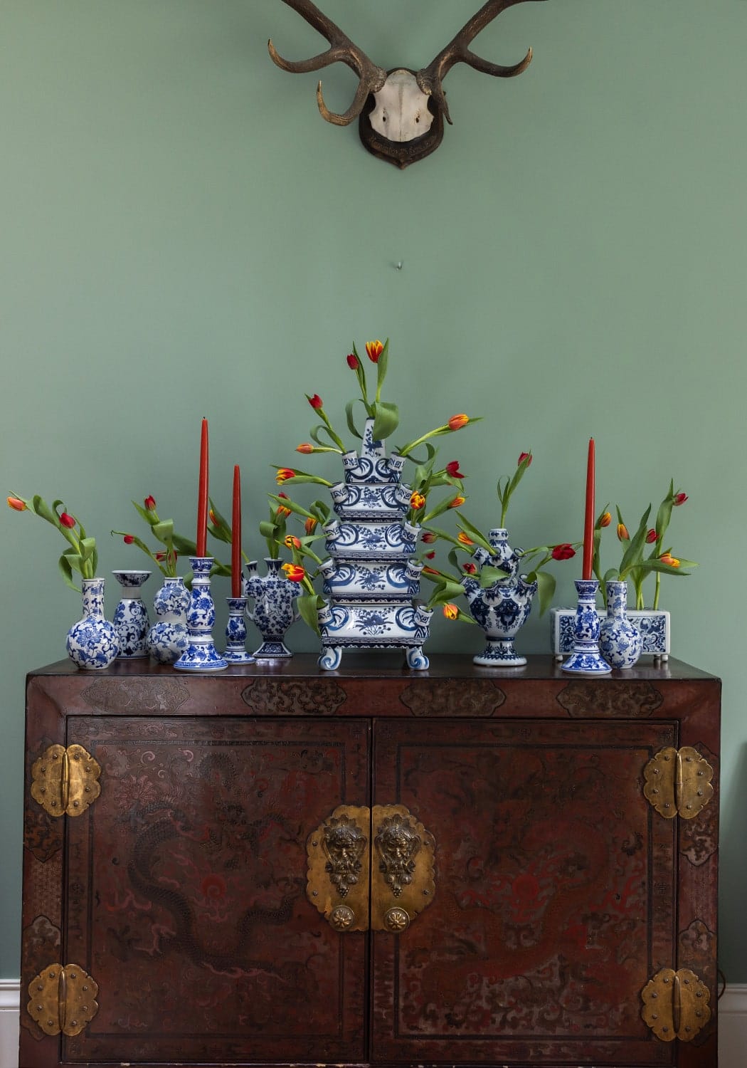 Tulipiere Pyramid Vase