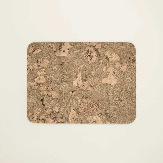 Cork Placemats | Twist Black | Rectangular 40x30cm