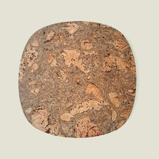 Cork Placemats | Twist Black | Squircle