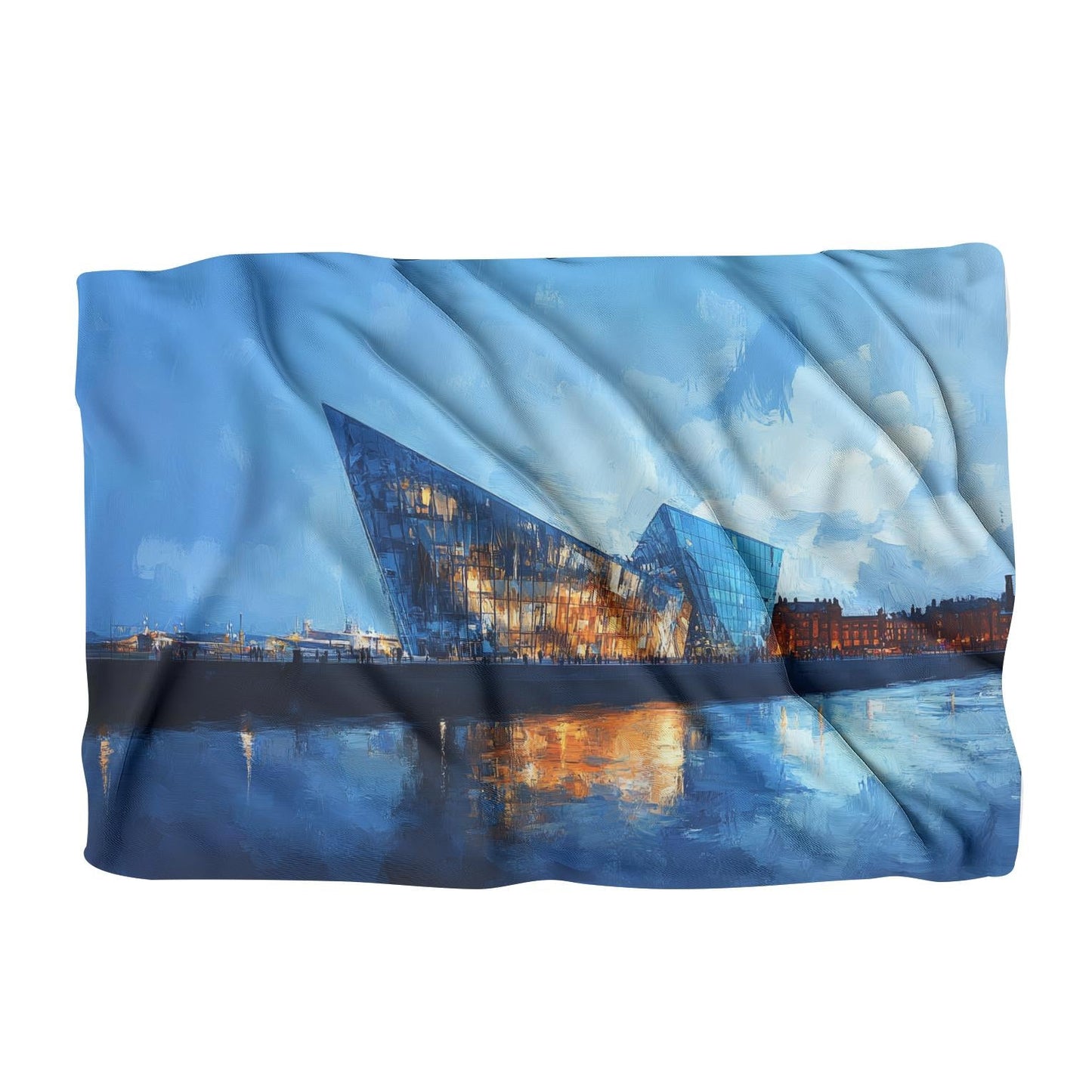 Titanic Belfast Twilight Blanket