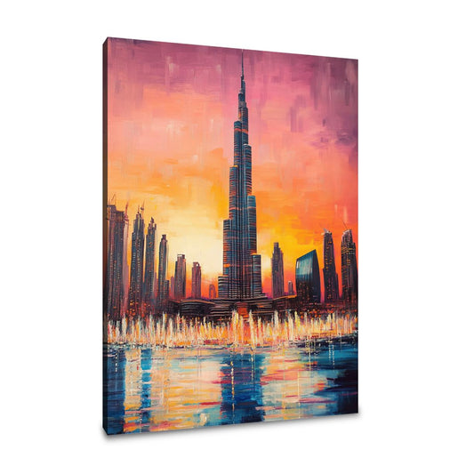 Burj Khalifa Sunrise Canvas