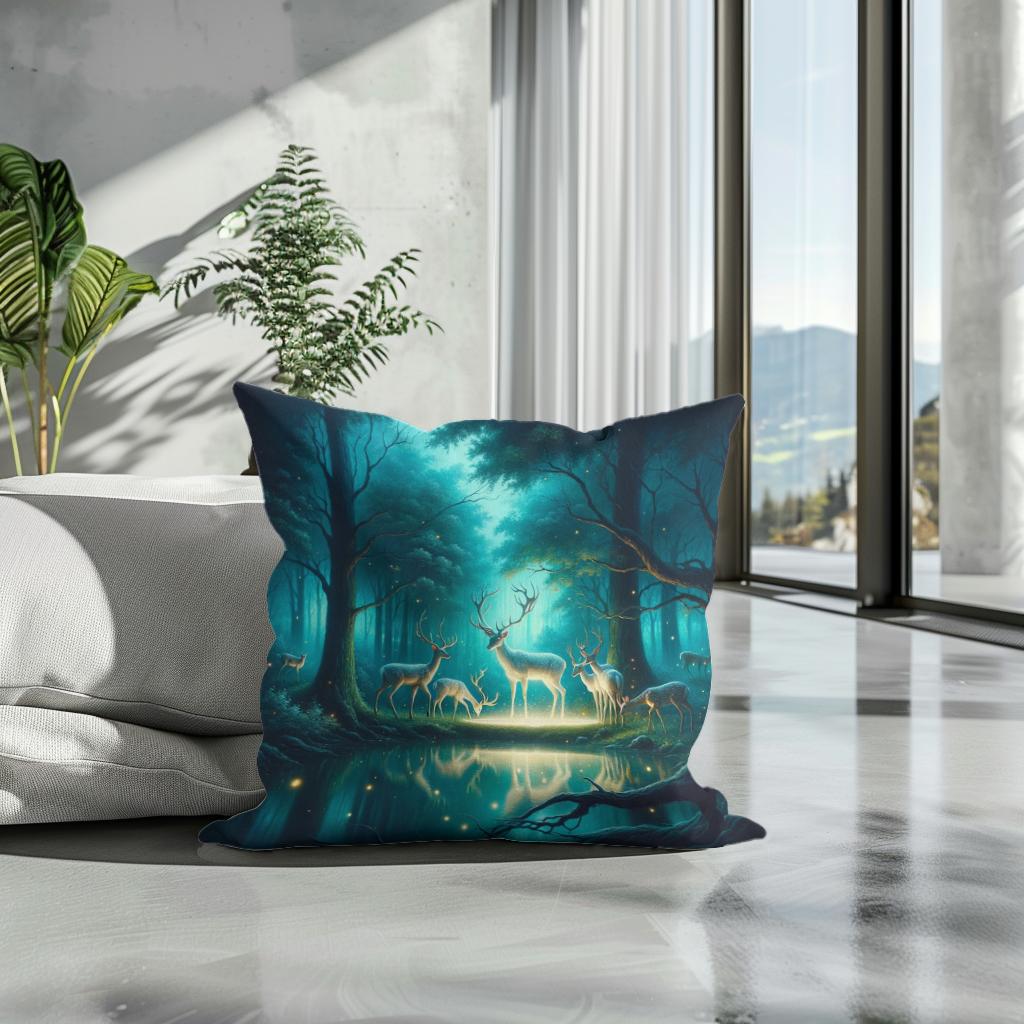 Whispering Woods Cotton Cushion