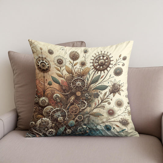 Boundless Mechanica Bloom Cotton Cushion
