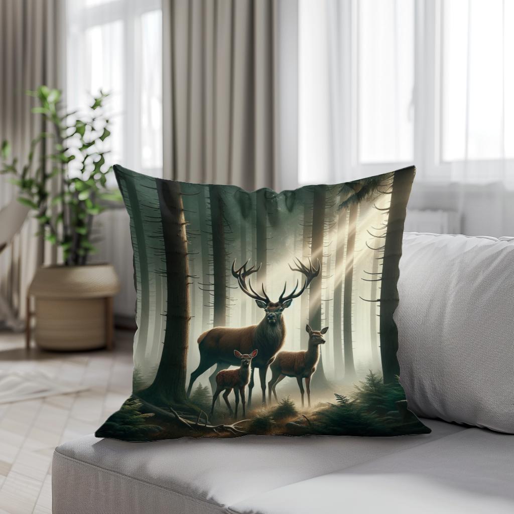 Forest Kinship Cotton Cushion