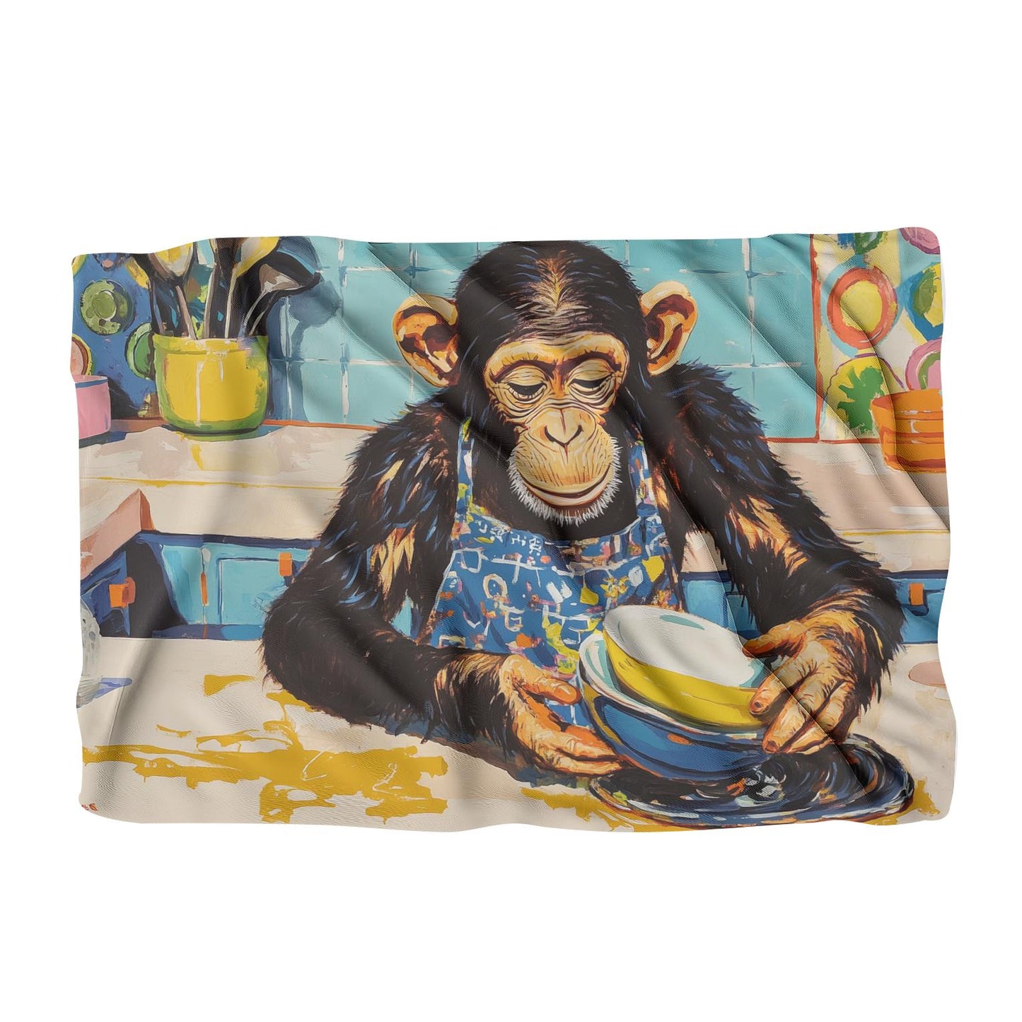 Joyful Chimp Blanket