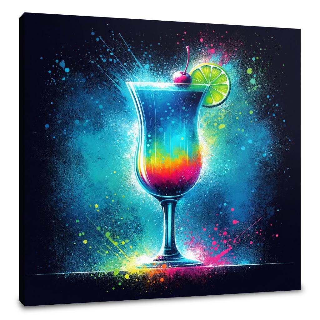 Midnight Cocktail Canvas