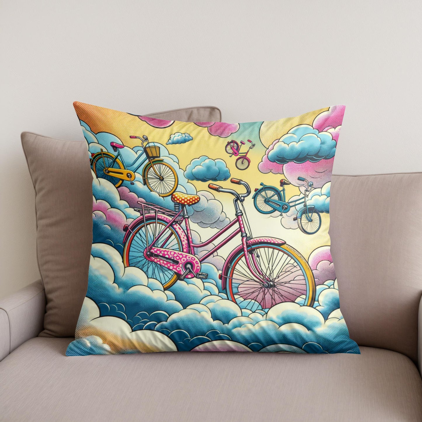 Skyward Cycles Cotton Cushion