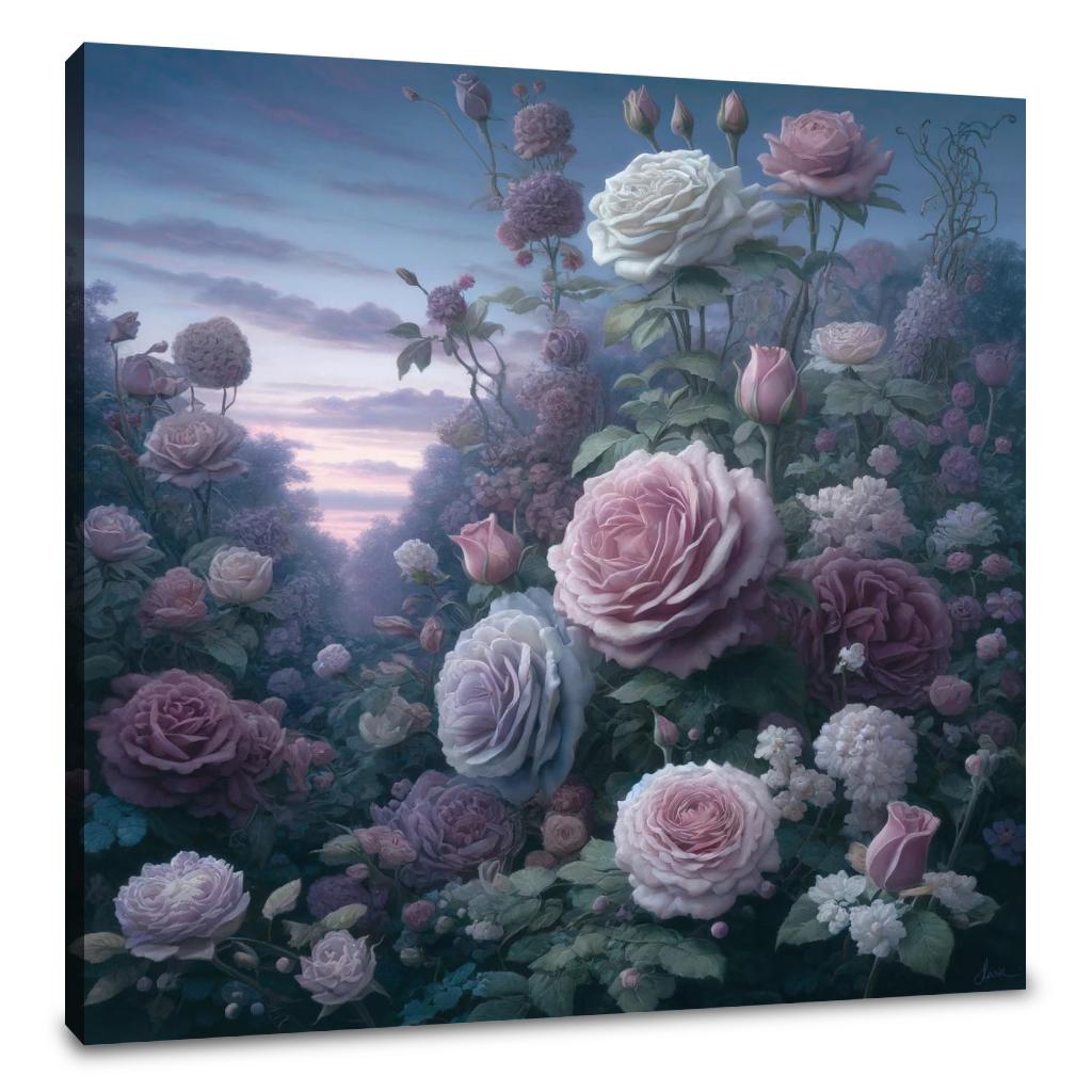 Victorian Elegance Roses Canvas