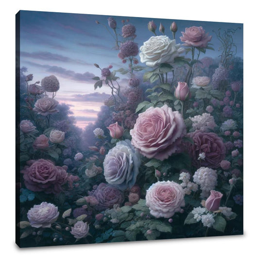 Victorian Elegance Roses Canvas